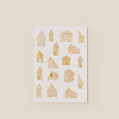 A5 lined notebook Cabanes