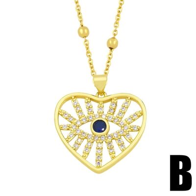 Fashion personality eyes ladies pendant necklace