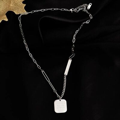 Titanium Steel Necklace Hip Hop Long Sweater Chain