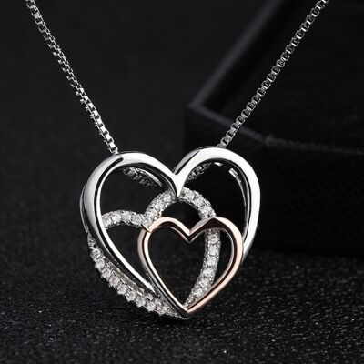 Valentine's Day Gift Heart Shaped Pendant Fashion Necklace