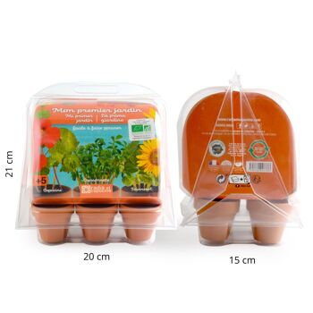 Mini serre plastique recyclé - Mon premier jardin 4