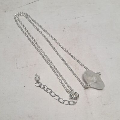 Collana in argento 925 di cristallo di rocca