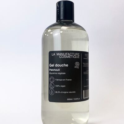 Shower gel Patchouli 500ml Certified Cosmos Natural