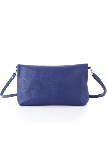 Pochette Bandoulière en cuir Bleu 3