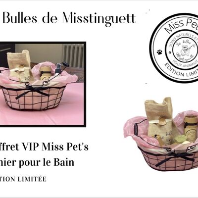 Panier Miss Pet's l'indispensable pour le bain