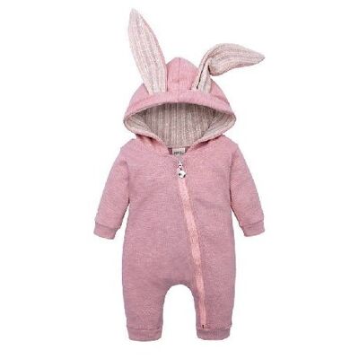 100% cotton Pink bunny onesie