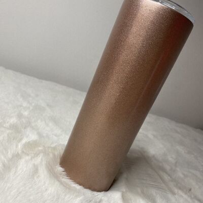 Rose Gold Personalised Skinny Insulated Tumbler