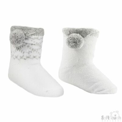 Triangle Pom Pom socks