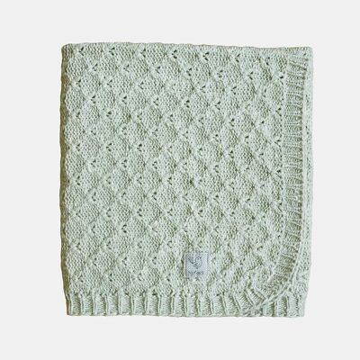 Nyfod baby blanket Reidun Jade Green