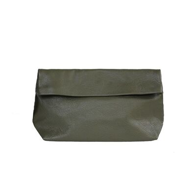 Pochette grande color cachi