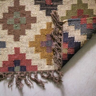 2 x 3, Handmade Kilim Jute-Wool Rug__