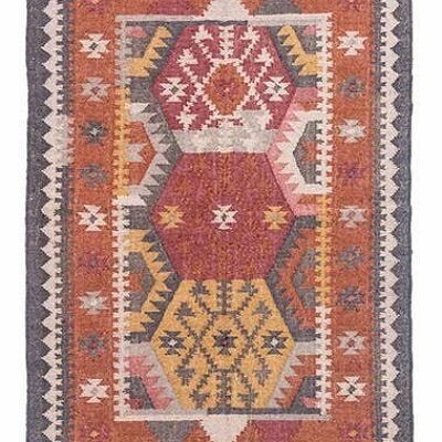 4 x 6, Handmade Wool Kilim Rug — Gerua__