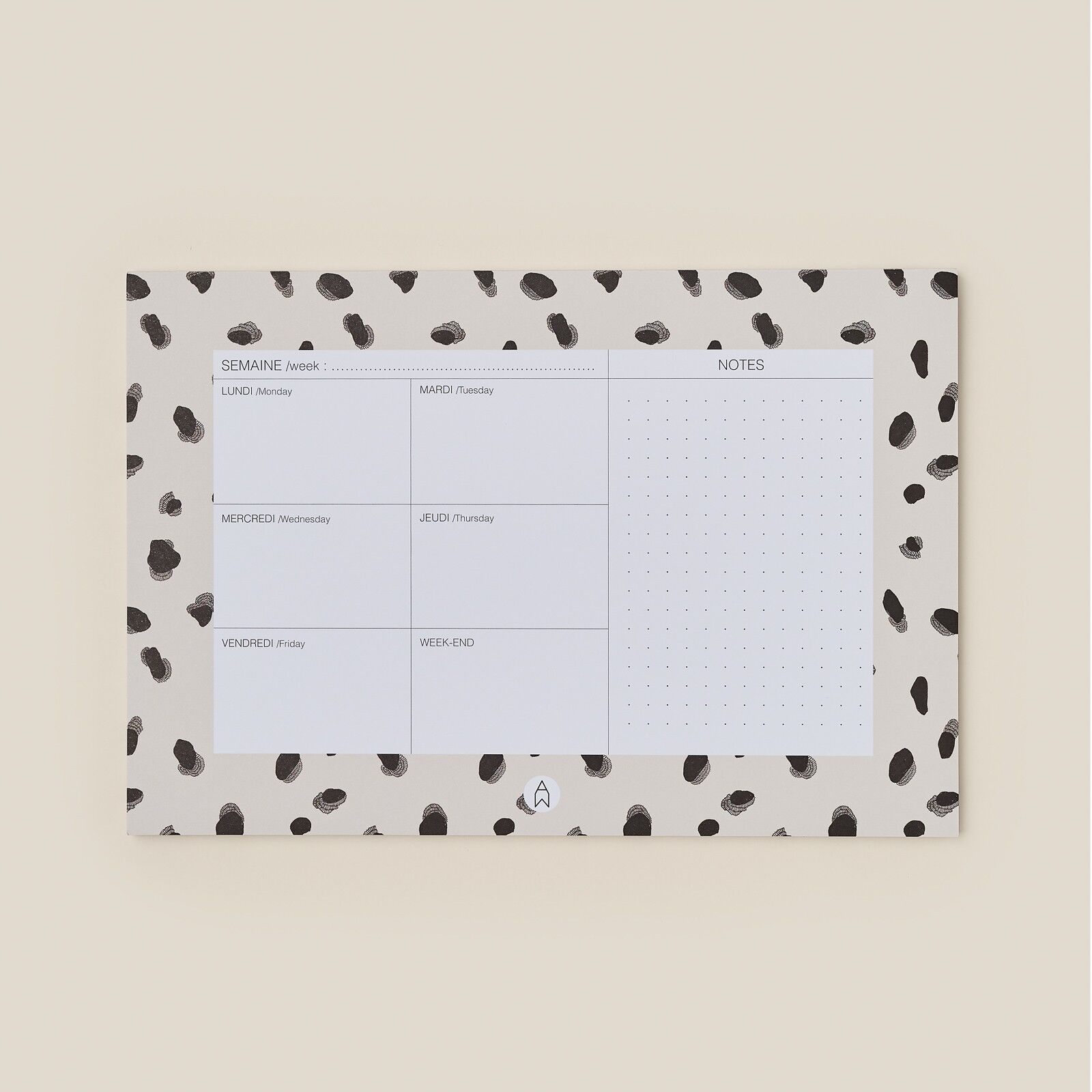 Mineralien Wochenplaner