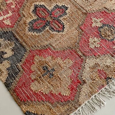 Gulabi Handmade Hemp-Cotton Rug__