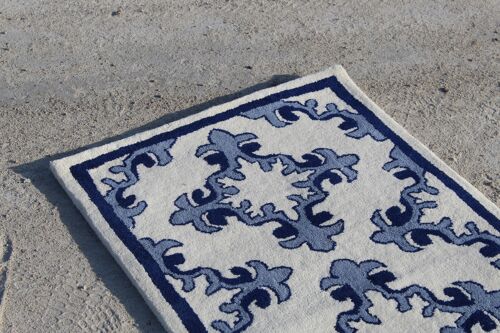 Bluesy-Suzey Hand-Tufted Wool Rug__