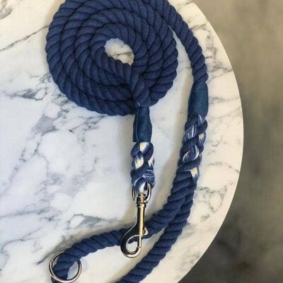 Denim Rope Lead