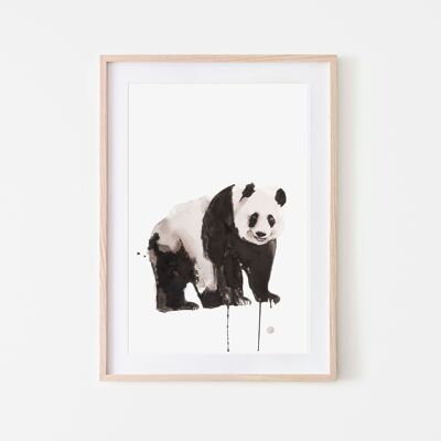 Panda Animaux Impression d’Art A3
