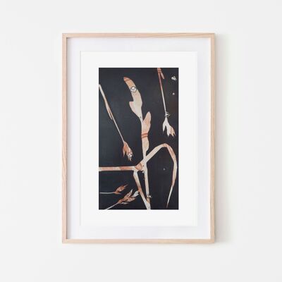 Flora grasses art print - A4