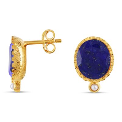 Boucle d'oreille Orbay Lapis-Lazuli