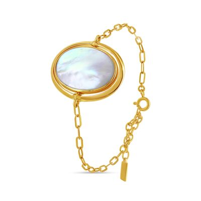 Bracelet Solenzara Nacre/Onyx