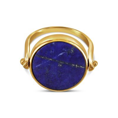 Bague Ferrat Lapis-Lazuli/Labradorite