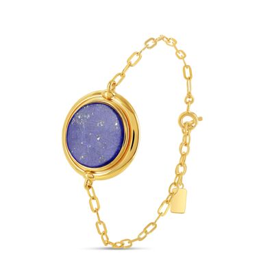 Bracelet Ferrat Lapis-Lazuli/Labradorite