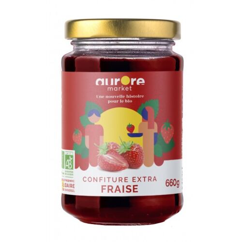 Confiture extra fraise - 660g