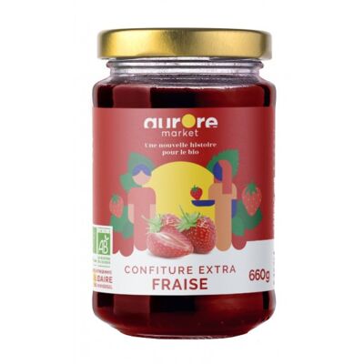 Extra strawberry jam - 660g