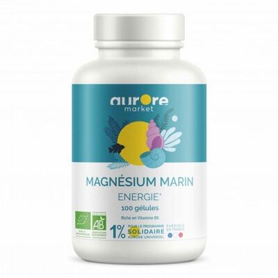 Magnesio marino + vitamina B6 - 100 cápsulas