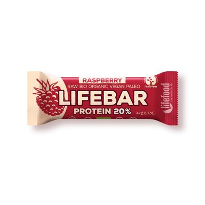 Organic Protein Raspberry Lifebar