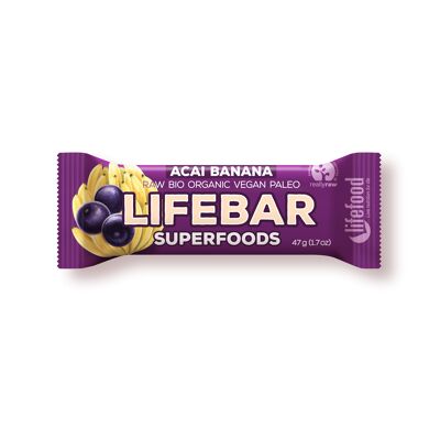 Organic Acai Banana Lifebar Superfoods