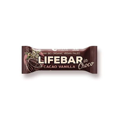 Organic Lifebar InChoco Raw Cacao Vanilla