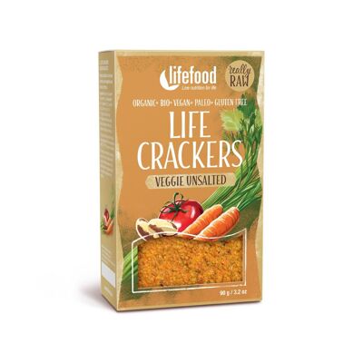 Organic LIFE CRACKERS Veggie Unsalted