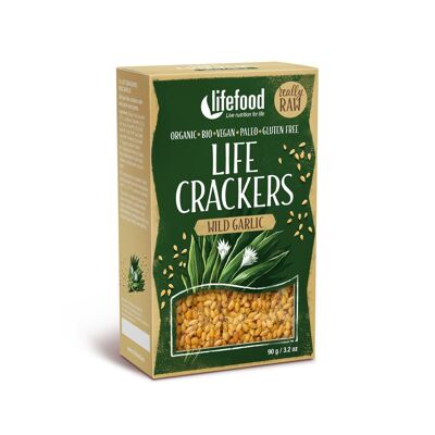 Organic LIFE CRACKERS Wild Garlic