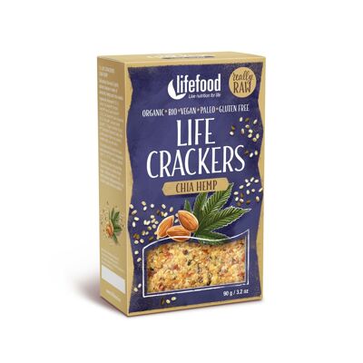 Organic LIFE CRACKERS Chia Hemp