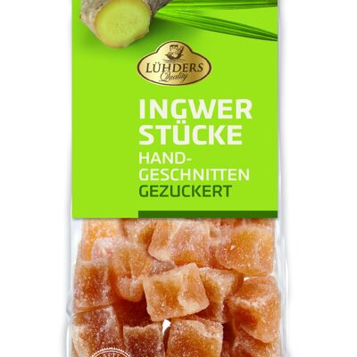 Sugared ginger pieces, 150g