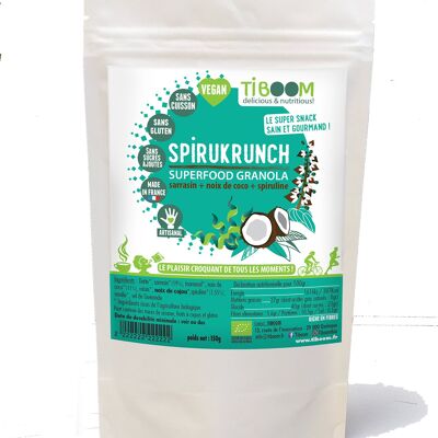 Spirukrunch, granola de espirulina