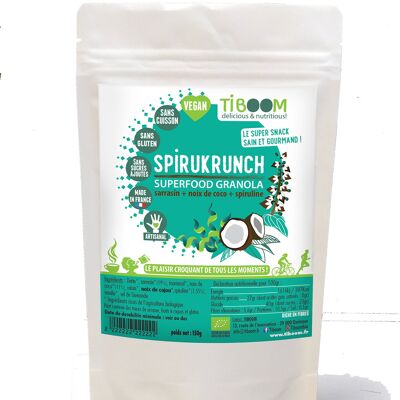 Spirukrunch, granola de espirulina