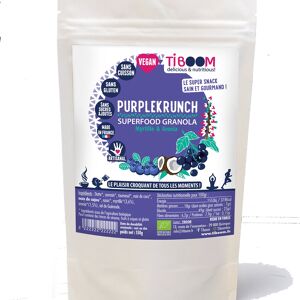 Purplekrunch, granola à la myrtille