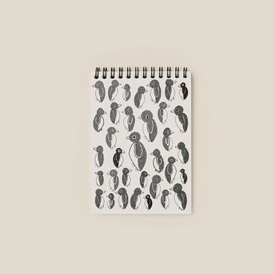 Penguins A6 Notepad