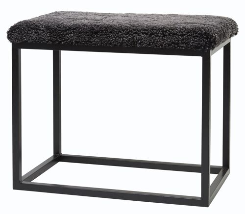 Palle Stool M Darkgrey/Black