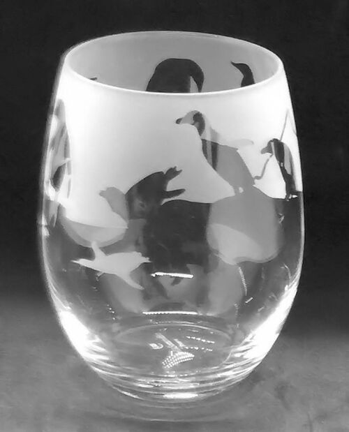 Penguin Frieze Stemless Wine/Water Glass