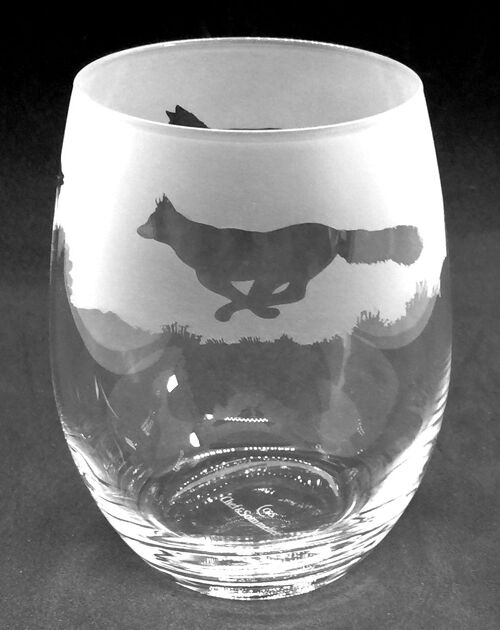 Fox  Frieze Stemless Wine/Water Glass