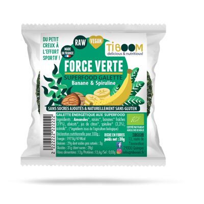 Force verte barre énergétique spiruline