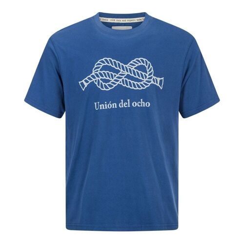 Camiseta Algodón Orgánico Nudo 8 Atlántico Producto de Comercio Justo