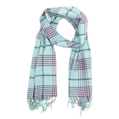 BAUMWOLLFOULARD SHUKRA CIELO PRODUKT AUS FAIREM HANDEL