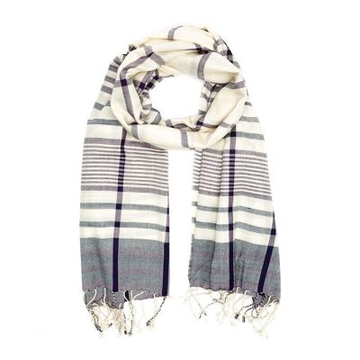 VISCOSE SCARF CHANDRA ECRU