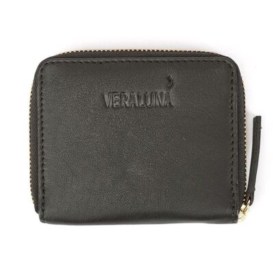NATURAL LEATHER WALLET CERES FAIR TRADE PRODUCT black