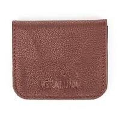 NATURAL LEATHER WALLET MAKEMAKE FAIR TRADE PRODUCT granate