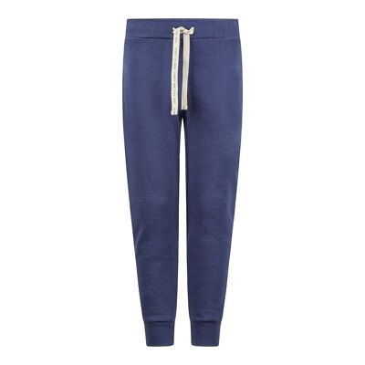 ORGANIC COTTON JOGGERS KID FAIR TRADE PRODUCT blue